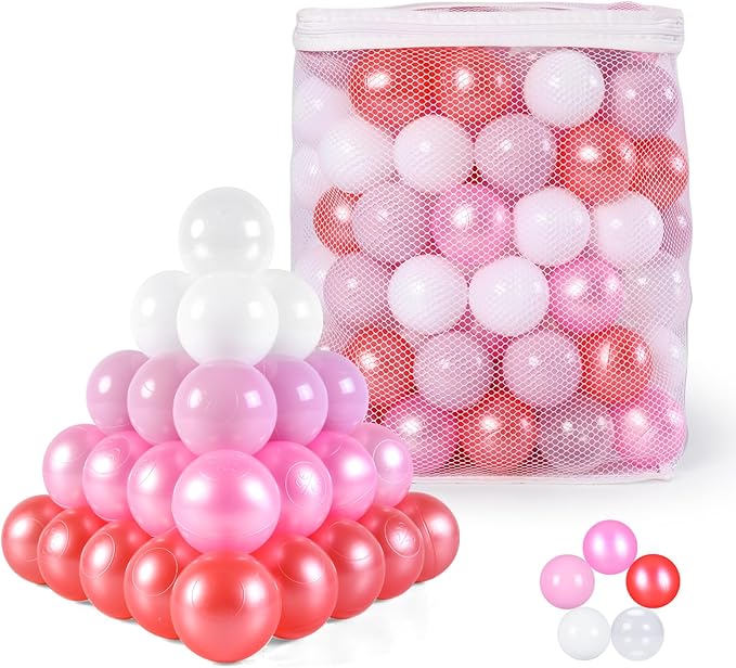 STARBOLO Ball Pit Balls for Toddlers Phthalate Free BPA Free Non-Toxic Crush Proof Play Balls for Toddlers Kids Pool Playhouse Pack of 100 200 500