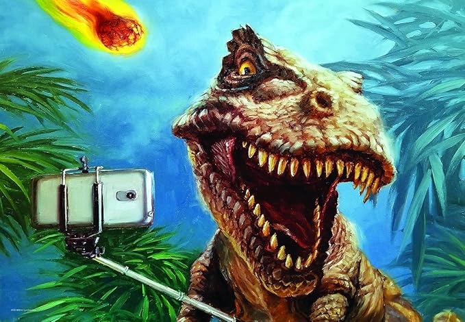 Dino Selfie by Lucia Heffernan