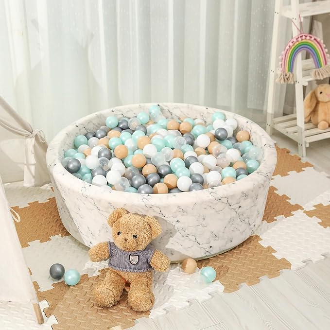 STARBOLO Ball Pit Balls for Toddlers Phthalate Free BPA Free Non-Toxic Crush Proof Play Balls for Toddlers Kids Pool Playhouse Pack of 100 200 500