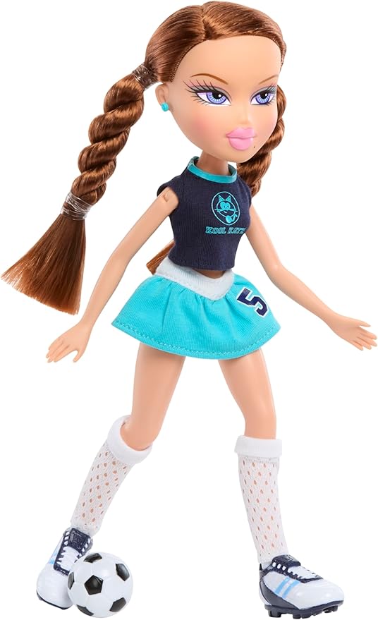 Bratz Play Sportz Roxxi Fashion Doll with Accessories, Soccer
