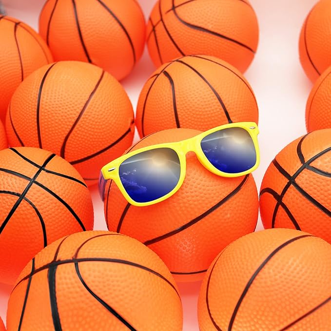30Pcs 7" Inch Mini Basketball Balls Bulk Small Basketball Set with Pump, PVC Small Basketball for Over The Door Basketball Hoop Games Party Favors Indoor Outdoor Play Adults Kids Pool Beach Basketball
