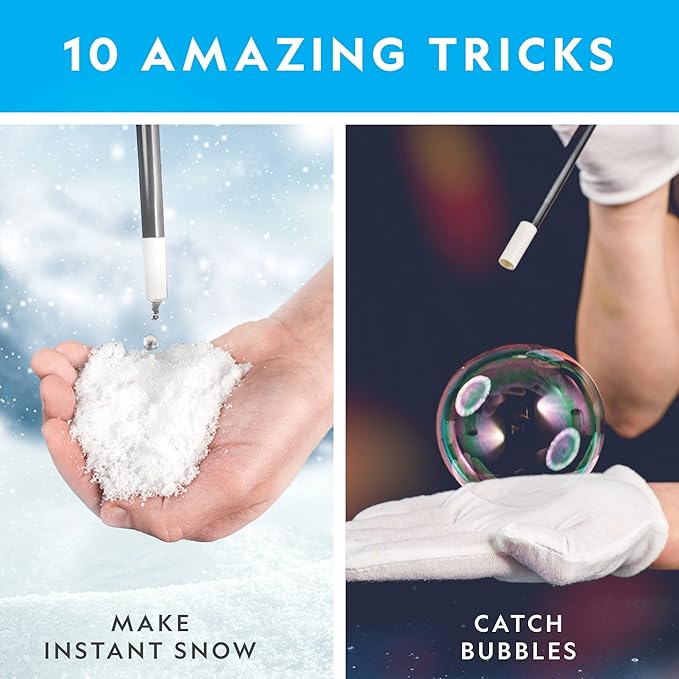 Blue Marble National Geographic Magic Chemistry Set – Science Kit for Kids with 10 Amazing Magic Tricks, STEM Projects and Science Experiments, Science Toys, Great Gift for Boys and Girls 8-12