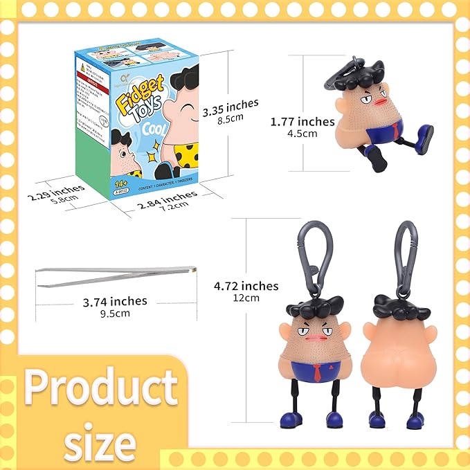 CoolCool Skin Picking Fidget Toys for Dermatillomania,Trichotillomania Fidget Toys |Picking Toy for Stress Relief & Anxiety in Adults Great for 14+ Ages Dermatillomania ADHD, and OCD