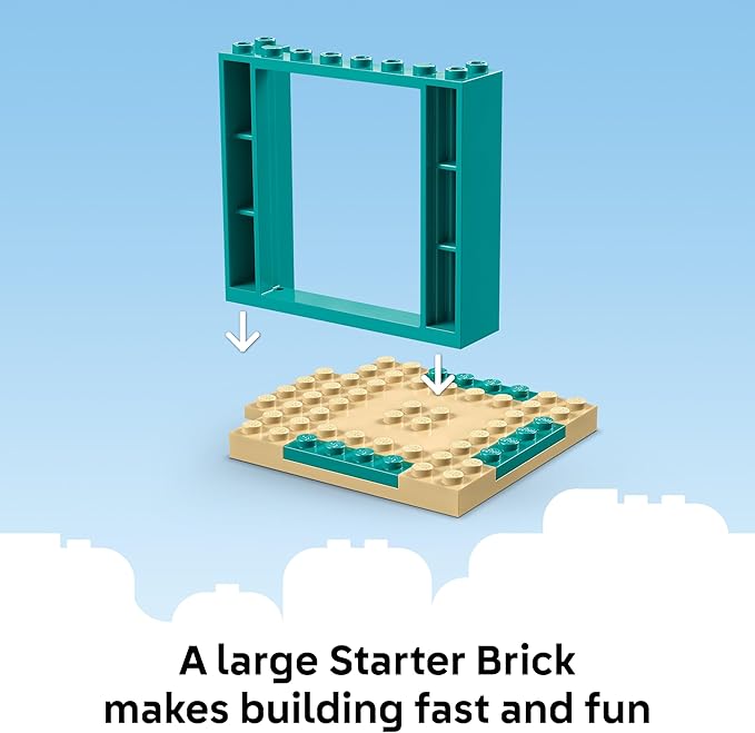 LEGO Bluey Playground Fun with Bluey and Chloe Building Toy - Preschool Learning Toys for Boys & Girls, Ages 4+ - Gift for Easter for Toddlers - 11201