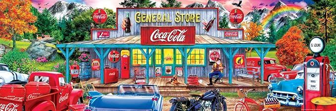 MasterPieces 1000 Piece Jigsaw Puzzle for Adults and Families - Coca-Cola Stop N Sip - 13"x39"