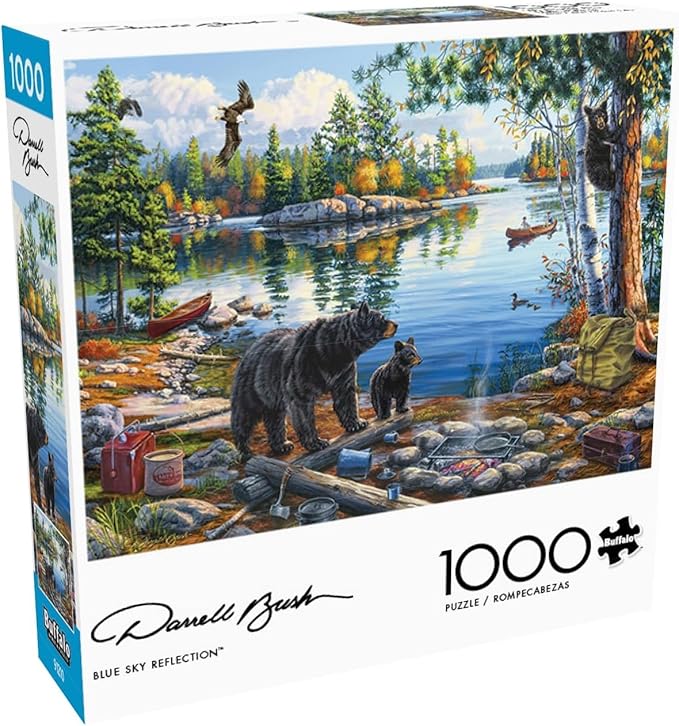 Buffalo Games - Darrell Bush - Blue Sky Reflection - 1000 Piece Jigsaw Puzzle for Adults -Challenging Puzzle Perfect for Game Nights - Finished Size is 26.75 x 19.75