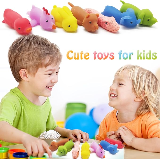 36Pcs Finger Slingshot Catapult Animal Toys,Flick Stretchable Rubber Flying Stretchy Cats Toy for Festivals,Party Favors,Flying Games,Thanksgiving,Christmas,Non Sticky