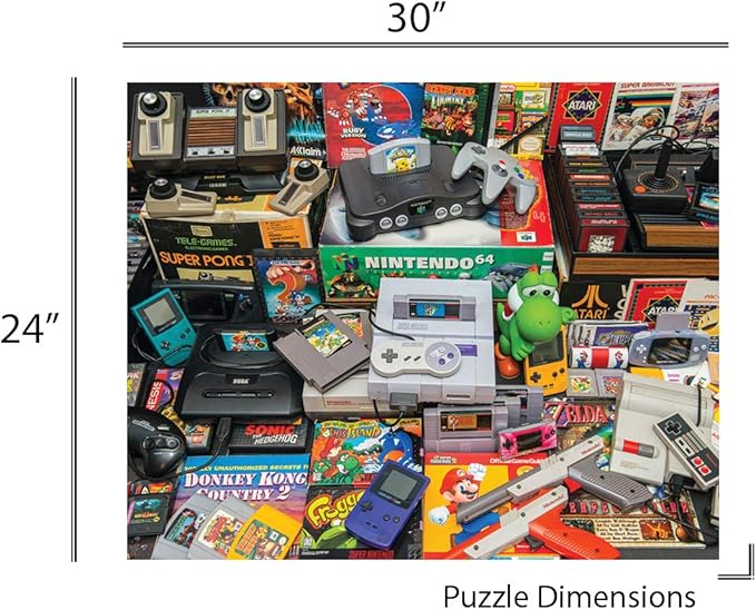 Springbok's 1000 Piece Jigsaw Puzzle Gamer's Trove, Multi