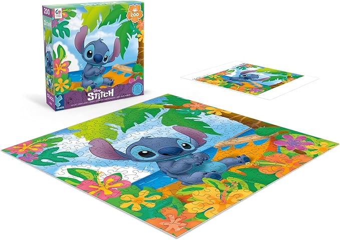 Ceaco - Disney Friends - Flower Power Stitch - 200 Piece Jigsaw Puzzle