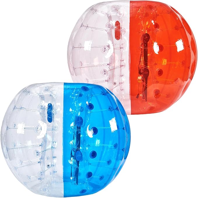 VEVOR Inflatable Bumper Ballѕ 2 Packs; 2FT/3FT/4FT/5FT Body Size Adult Human Bubble Ballѕ, Bumper Bubble Soccer Ballѕ for Teens/Adults