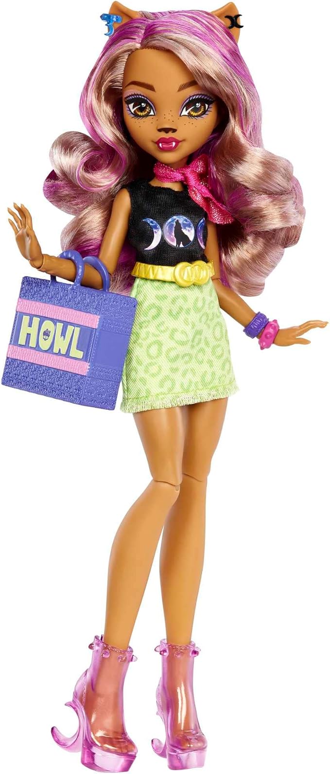 Monster High Doll & Playset, Clawdeen Wolf Boo-tique Studio with Fashion Accessories, 20+ Pieces for Mix-&-Match Outfits