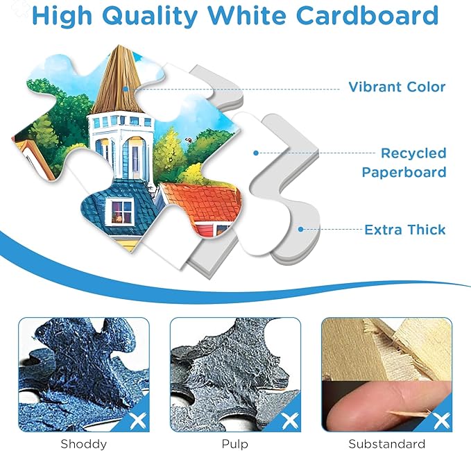 Jigsaw Puzzles 300 Pieces for Adults,300 Piece Puzzles for Adults,Sea Seagull Building Puzzle for Kids Ages 8-10 10-12,Recycled Paper Puzzle 300 Pieces,Home Decors Family Challenge Toys