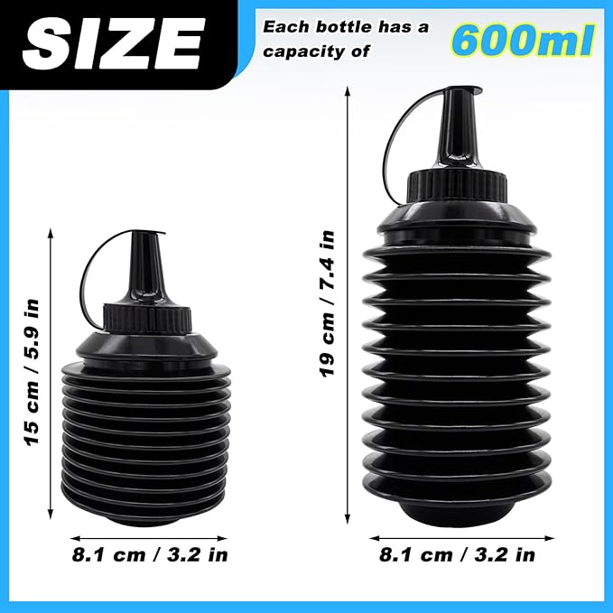 4 Pack Gel Ball Blaster Gun Accessories Bullets Beads Refill Ammo Bottle Plastic Hopper Accessories for Gel Gun Outdoor Party Game