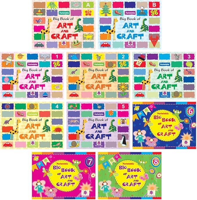 Periwinkle Big Book of Art and Craft - 2 with FREE craft papers and other materials. 6-8 years