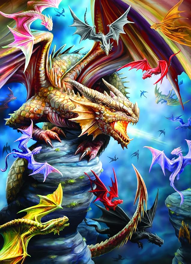 EuroGraphics Dragon Clan by Anne Stokes 1000-Piece Puzzle