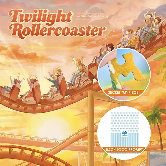 MOMIBOOK Puzzles for Adults 1000 Pieces Jigsaw Puzzles of Sunset Speedster, Painting Image Difficult Challenging Hard Impossible Puzzle Unique Funny Party Christmas Birthday Gifts
