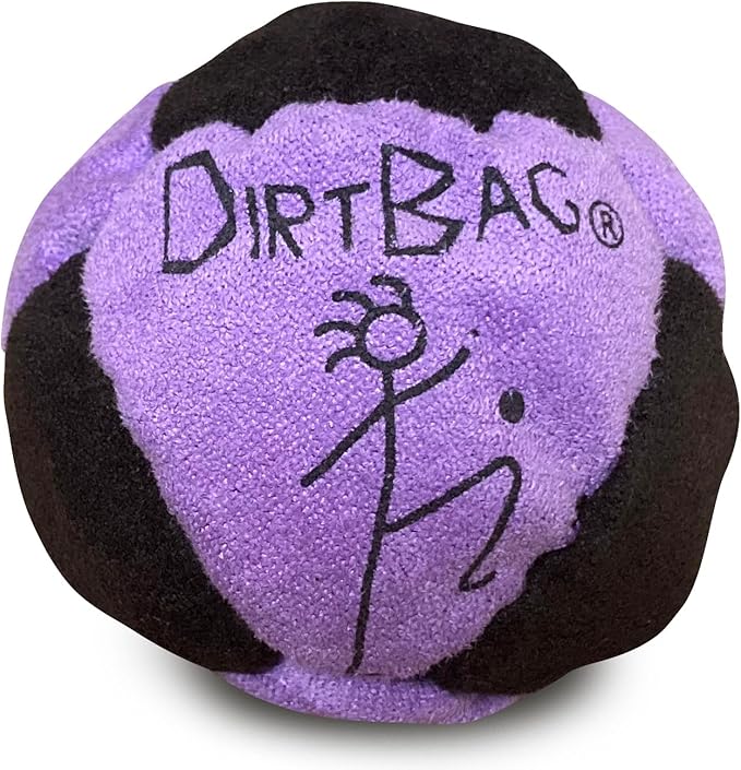 DIRTBAG All Star Footbag 3 Pack with Pouch, 100% Handmade, Premium Quality, Bright Vivid Colors, Signature Carry Bag