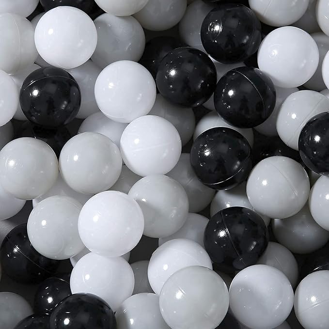 STARBOLO Ball Pit Balls for Toddlers Pack of 100 200 500 - BPA&Phthalate Free Non-Toxic Crush Proof Soft Plastic Balls for 1-5Years Old Toddlers Girl Kids Birthday Pool Playpen Tent Party