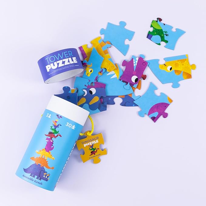 30 Pc Tower Puzzle/Dinosaur
