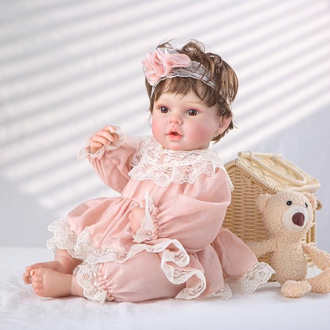 Lifelike Reborn Baby Dolls-20Inch Realistic Cute Reborn Baby Doll with Accessories, Gift for 3+ Years Old and Collectors