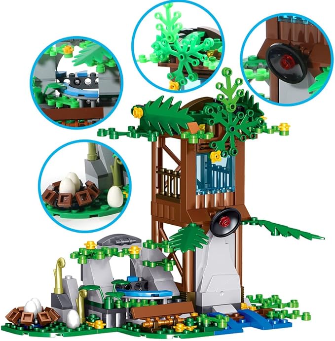 Mesiondy Dinosaurs Building Blocks Set, Dinosaur Toys for Age 8-14 Years,Dinosaur Park World, Birthday Gifts for Boys and Girls (546 Pcs)
