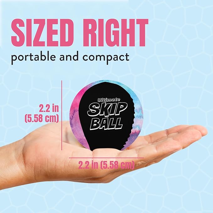 Activ Life The Ultimate Water Skip Balls, Water Bouncing Ball for Swimming Pool, Beach Toys for Friends, Family, Kids and Adults