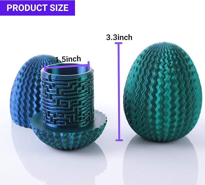 Maze Egg Money Puzzle Gift Box: Available in 4 Unique Internal Designs - Secret Cash Holder & Surprise Gift Container for Easter, Birthday, Wedding - Fun Brain Teaser Toy for Kids & Adults
