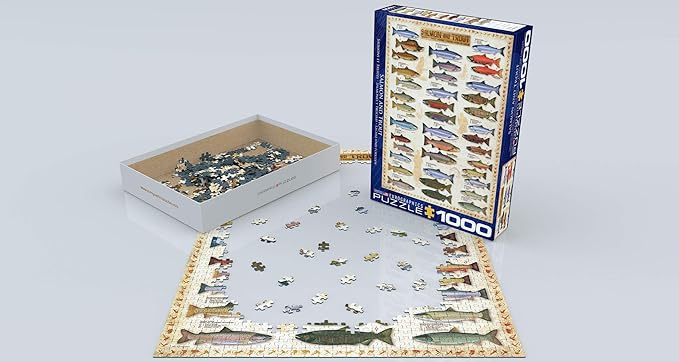 Eurographics Salmon and Trout 1000-Piece Puzzle