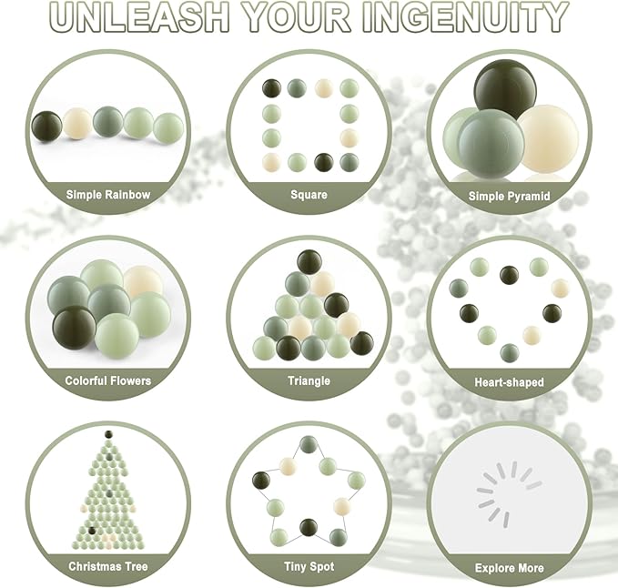 Clear Ball Pit Balls - Crush Proof Plastic Toy Balls for Boys and Girls
