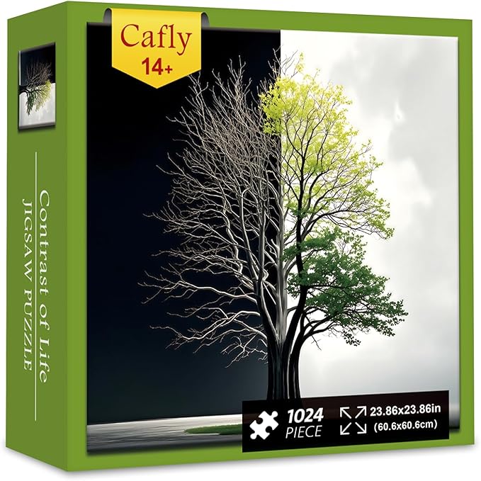 Jigsaw Puzzles for Adults 1024 Pieces - Challenging Fun Puzzles Stunning Art Wall Decor, Gift for Adult Puzzle Lovers, Family Game, Tree of Life Z0804