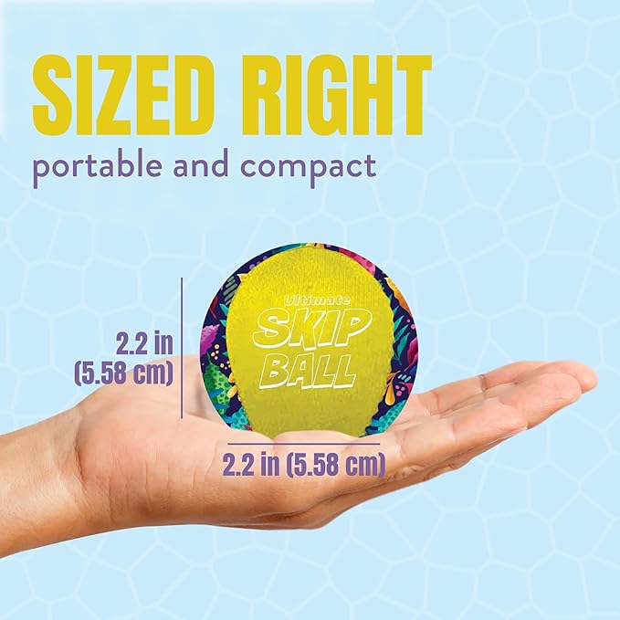 Activ Life The Ultimate Water Skip Balls, Water Bouncing Ball for Swimming Pool, Beach Toys for Friends, Family, Kids and Adults
