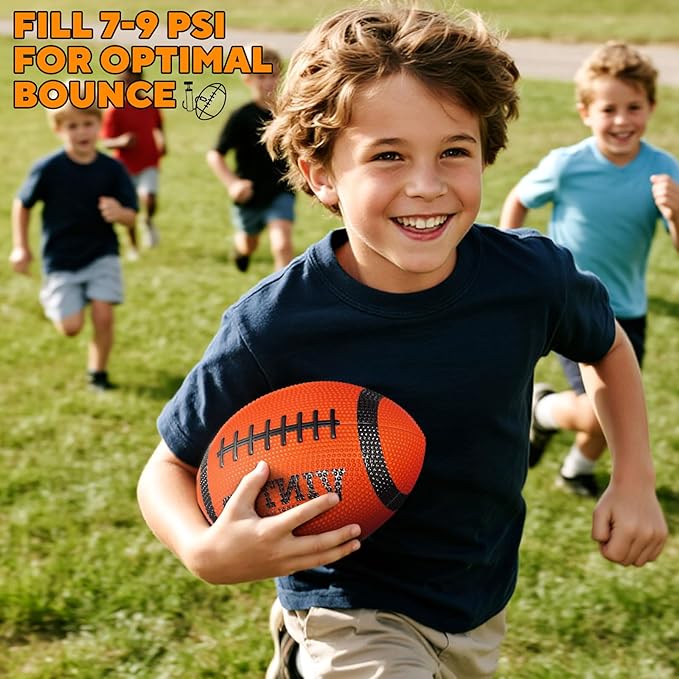 VINTOP Light Up Football - LED Glow in the Dark Football for Kids & Adults, Includes Free Air Pump, Sturdy Durable Sports Ball, Birthdays/Christmas/Outdoor Play