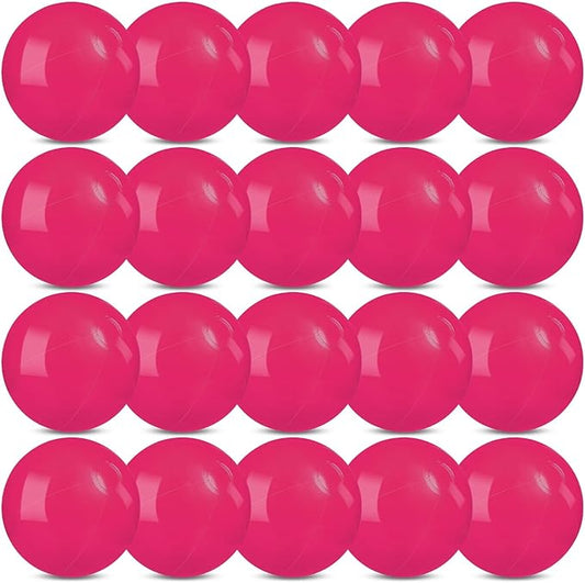20 Pack Beach Ball - 12Inch Blow Up Beach Ball Party Supplies for Kids, Inflatable Floating Balls for Summer Pool Parties, Outdoor Activities & Birthday Decorations