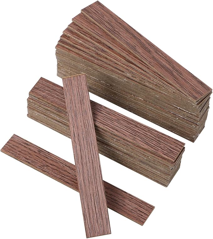 TOYANDONA 40Pcs Dollhouse Flooring Peel and Stick Miniature Floor Decorations Self Adhesive Walnut Tiles for Doll House Wallpaper and Trim