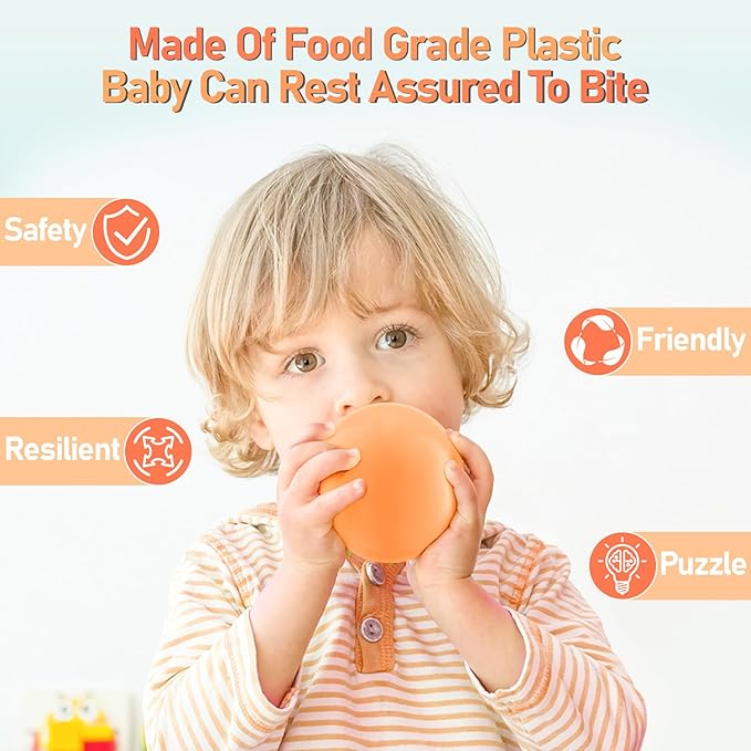 Clear Ball Pit Balls - Crush Proof Plastic Toy Balls for Boys and Girls
