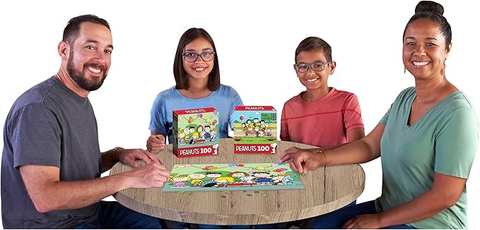 RoseArt - Peanuts - 100 Piece Jigsaw Puzzle for Kids and Adults