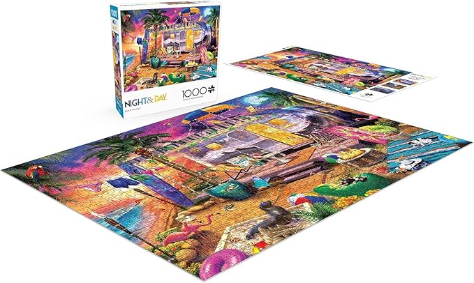 Buffalo Games - Jeff Haynie - Beach Holiday - 1000 Piece Jigsaw Puzzle For Adults -Challenging Puzzle Perfect for Game Nights - Finished Size is 26.75 x 19.75
