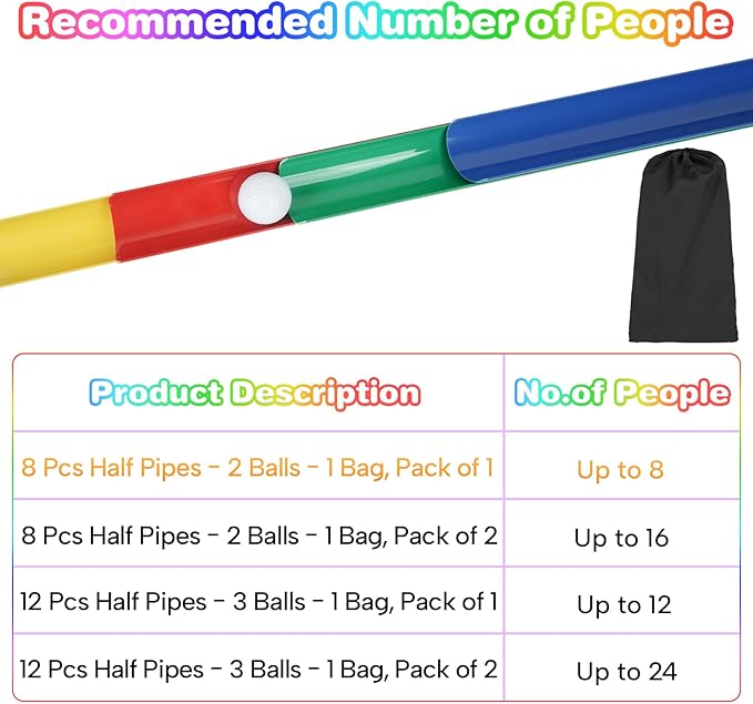 Team Building Games Activities, Pipeline Kit Group Games, Ice Breaker, Teamwork Games, Field Day Outdoor Youth Sports