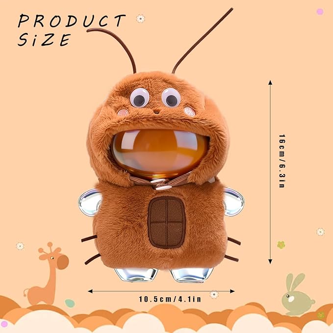 Cockroach Costume for 6.7 Inch (17cm) Dolls,Funny Clothes,Halloween is not Scary, just Cute,Great for Collectors and Costume，Heavy Taste Players