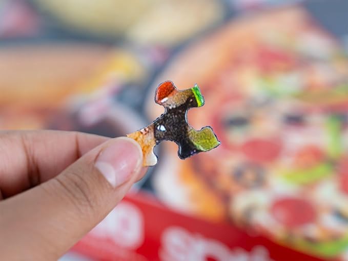 Springbok Pizza Night 1000 Piece Jigsaw Puzzle for Adults - Unique Cut Pieces - Made in USA