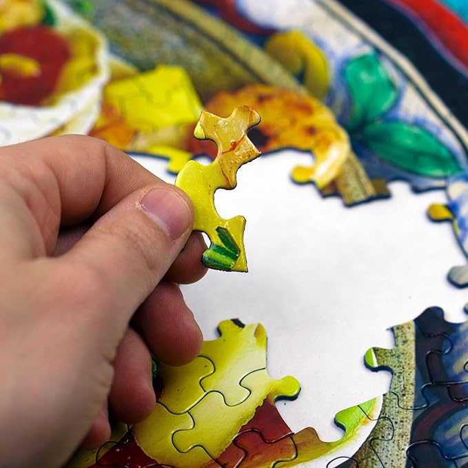 Springbok Taco Table 1000 Piece Jigsaw Puzzle for Adults - Cinco de Mayo Taco Party Theme Great for Game Nights - Finished Size of 30" x 24"