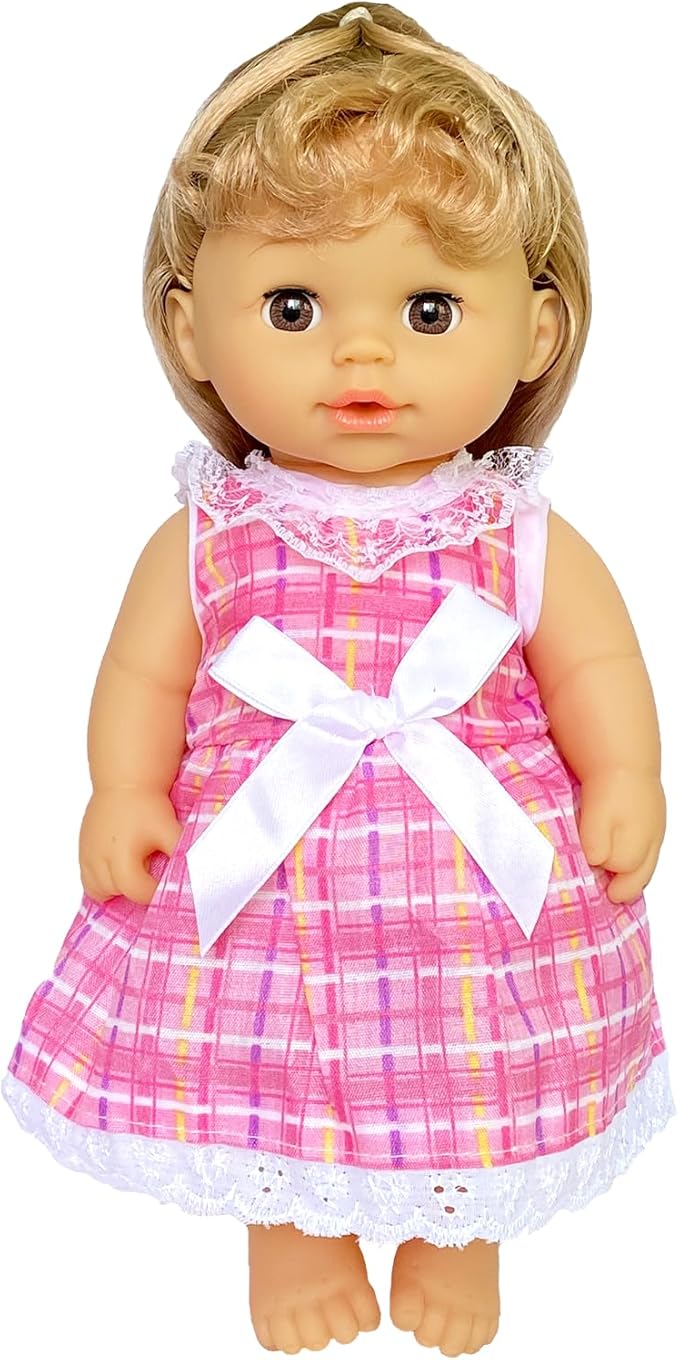 6 Sets Girl Baby Doll Clothes Dress Outfits Accessories for 10 -12 Inch Baby Girl Doll