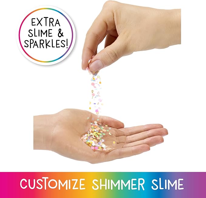 Rainbow High Rainbow Shimmers with Slime – Bella, Pink 11”, Create a Rainbow Fashion Doll, Slime Kit