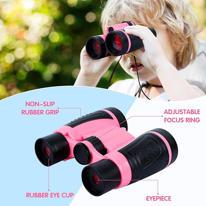 INNOCHEER Toys for Girls Explorer Kit, Bug Catcher Kit for Kids, Birthday Gifts, Summer Toys for 3 4 5 6 7 8+ Year Old Girls, 3 4 5 6 7 8+ Year Old Girl Birthday Gift Kids Outdoor Toys