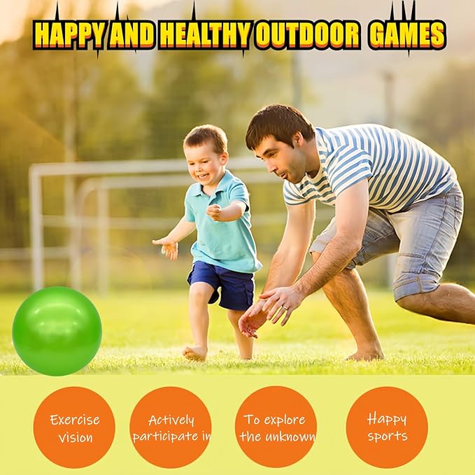 3 Pcs Inflatable Playground Balls 9 Inch Bouncy Balls with Hand Air Pump for Indoor Outdoor Play Balls for Kids
