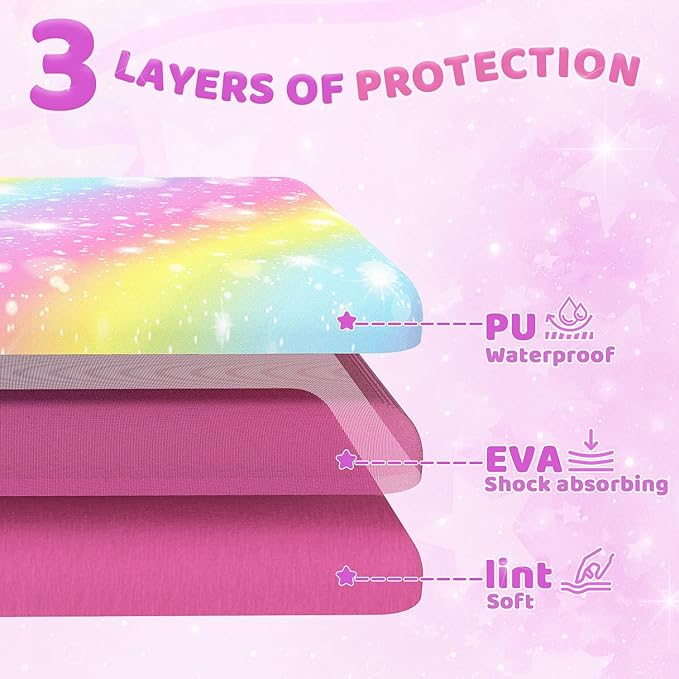 Stylish Travel Case for 12 Inch Fashion Dolls - Storage Solution with Pockets for Doll Accessories - Best for On-The-Go Travel (2-Starlit Sky)