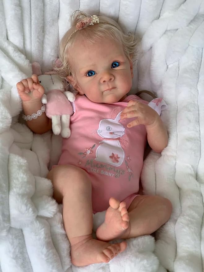 Zero Pam Reborn Baby Dolls Silicone Full Body, Realistic Baby Doll, 18 Inch Anatomically Correct, Real Baby Doll That Look Real Life Reborn Dolls with Accessories