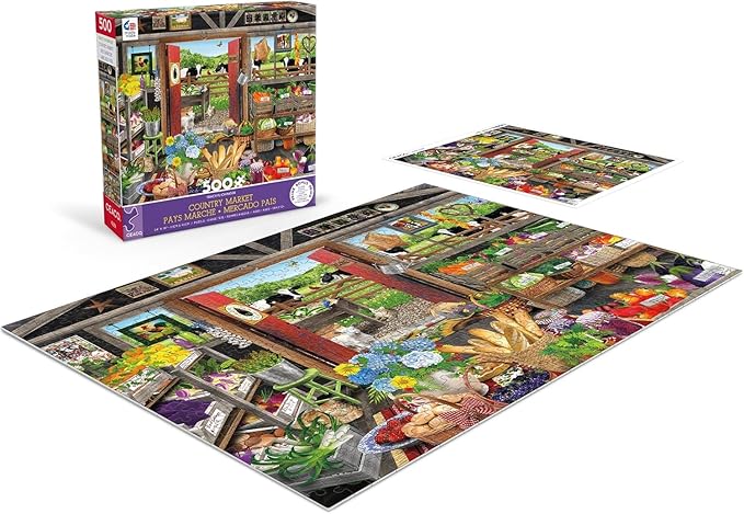 Ceaco - Tracy Flickinger - Country Market - 500 Piece Jigsaw Puzzle