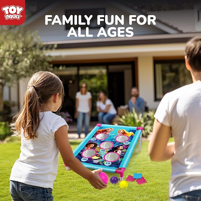 TOY Life Bean Bag Toss Game, Carnival Party Games, Cornhole Set for Kids Outdoor Games, Outside Toys for Kids Ages 4-8, Yard Outdoor Toys for Toddlers 3-5, Gifts for 3 4 5 6 7 Year Old Girls & Boys