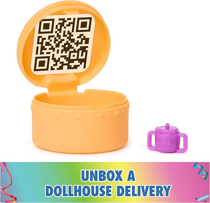 Gabby's Dollhouse Kitty Care Ear Purrfect Playroom – 17-Piece Playset with 4 Toy Figures, Dollhouse Furniture, Doll Accessories & Baby Doll Stuff for Kids Ages 3+